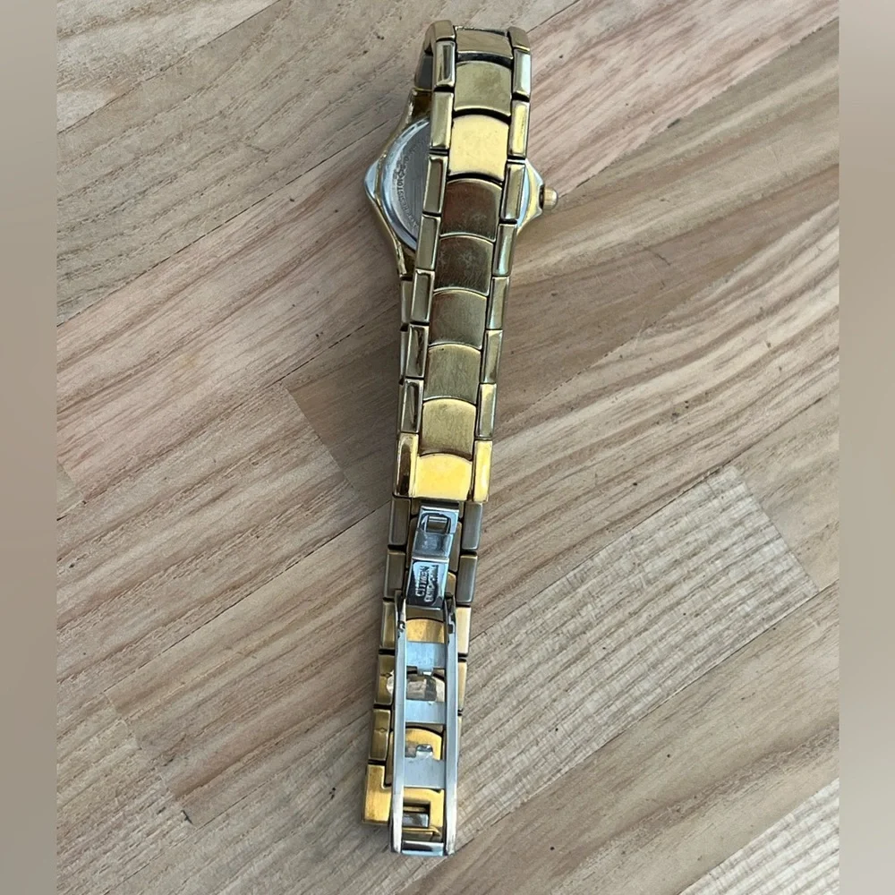 Citizen Elegance Ladies Watch Gold Tone Bracelet, Dial, Hands Hidden Clasp